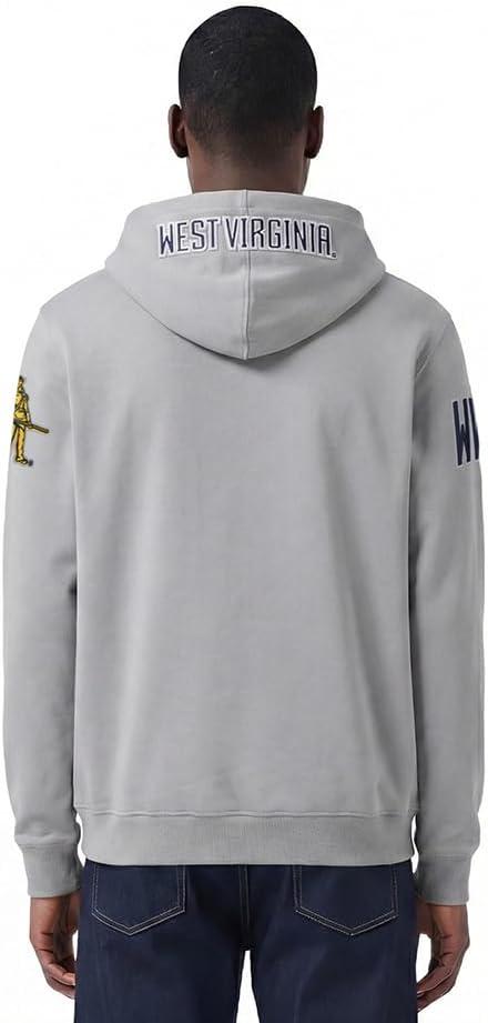 imagePro Standard Mens College Classic Chenille Cotton Double Knit Pull Over HoodieGray