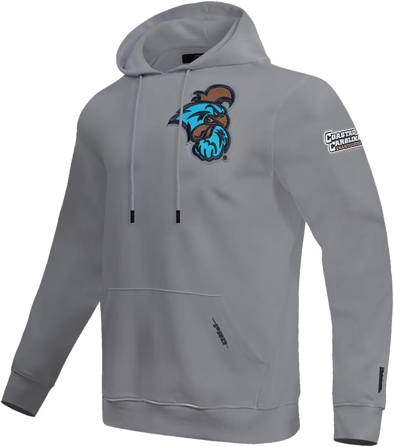 imagePro Standard Mens College Classic Chenille Cotton Double Knit Pull Over HoodieGray