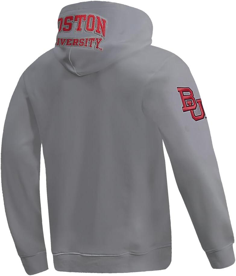 imagePro Standard Mens College Classic Chenille Cotton Double Knit Pull Over HoodieGray