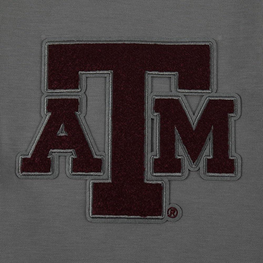 imagePro Standard Mens College Classic Chenille Cotton Double Knit Pull Over HoodieGray