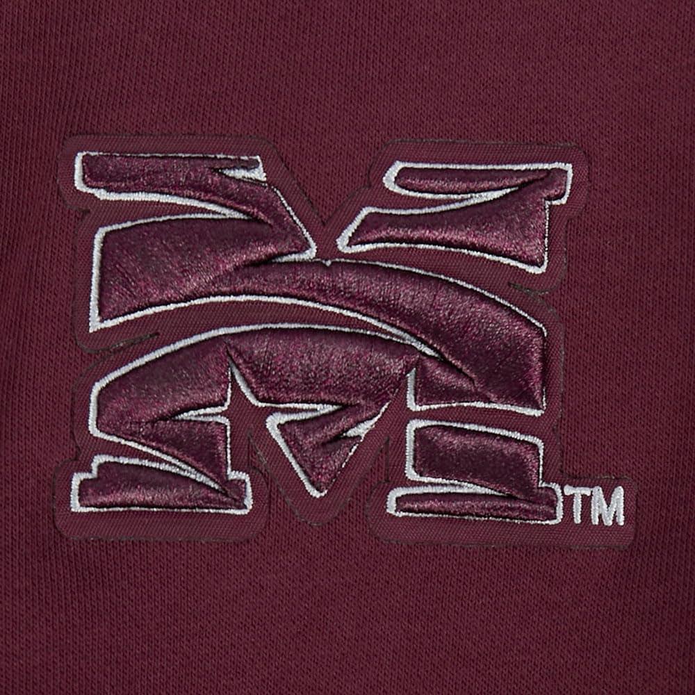 imagePro Standard NCAA womens Womens College Classic Essentials Brushed Back French Terry Crewneck SweatshirtWine