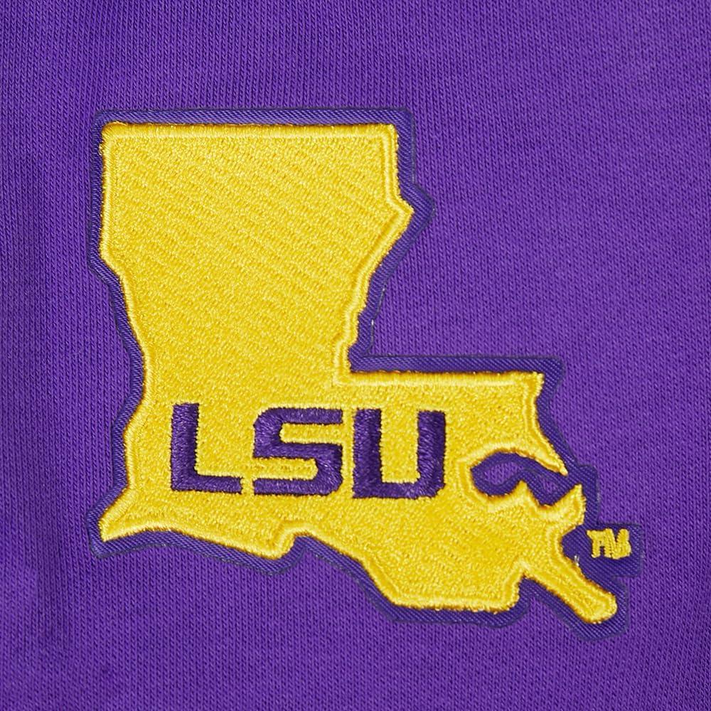 imagePro Standard Womens College Classic Chenille Cropped Pullover HoodiePurple
