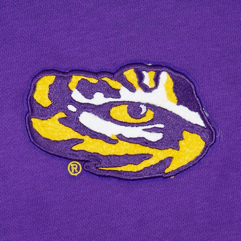 imagePro Standard Womens College Classic Chenille Cropped Pullover HoodiePurple