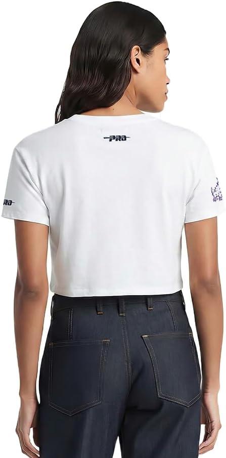 imagePro Standard Womens College Classic Chenille Short Sleeve Boxy TeeWhite