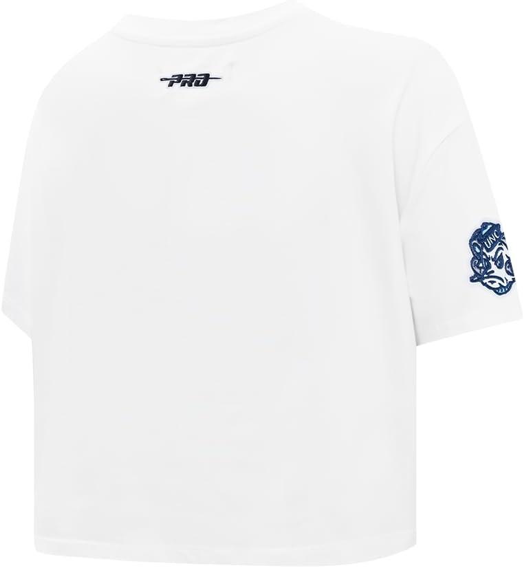 imagePro Standard Womens College Classic Chenille Short Sleeve Boxy TeeWhite