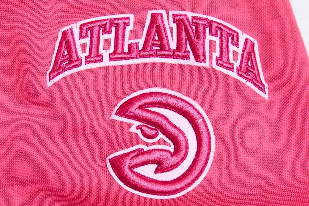 imagePro Standard NBA womens Womens Nba Classic Triple Pink Brushed Back French Terry Cropped Pullover HoodieBeetroot Purple