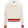 Pro Standard Mens NBA Neutral Fleece Short(Eggshell/ Red)
