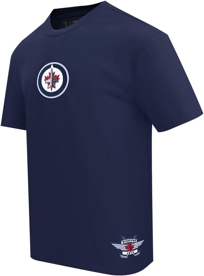 imagePro Standard Mens Mens NHL Wingspan Cotton Short Sleeve TeeMidnight Navy