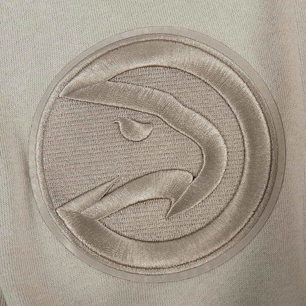 imagePro Standard Mens NBA Modern Originals Brushed Back French Terry Pull Over HoodieTaupe