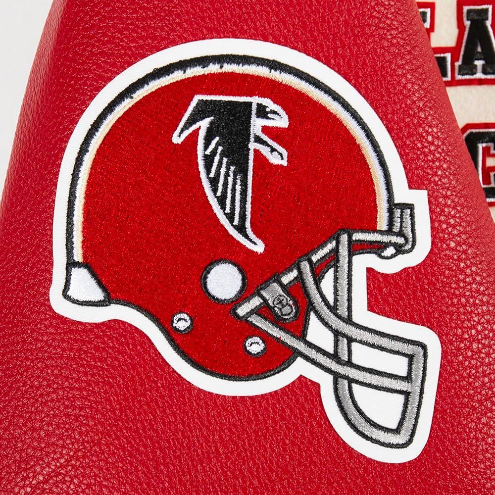imagePro Standard Mens NFL Retro Classics Varsity JacketEggshell Red