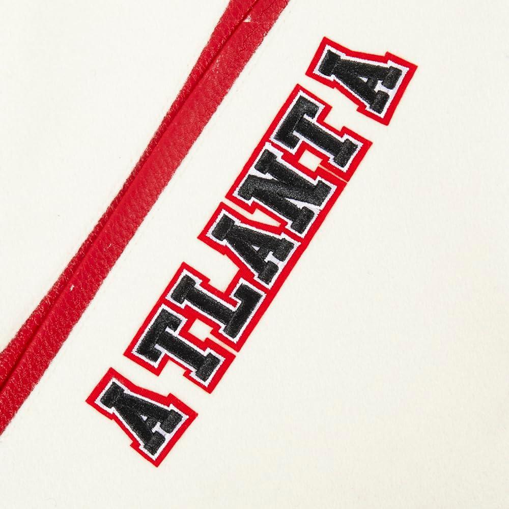 imagePro Standard Mens NFL Retro Classics Varsity JacketEggshell Red