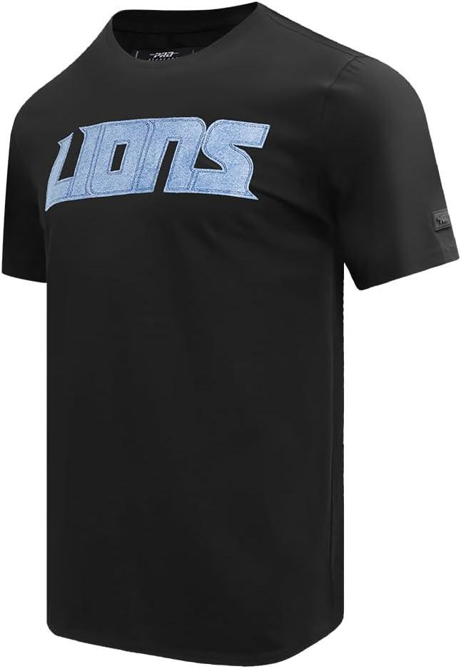 imagePro Standard Mens NFL Varsity Blues Short Sleeve Tee LinenBlack