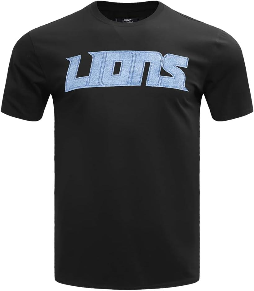 imagePro Standard Mens NFL Varsity Blues Short Sleeve Tee LinenBlack