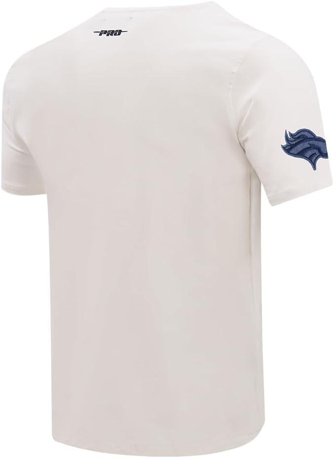 imagePro Standard Mens NFL Varsity Blues Short Sleeve Tee LinenLinen
