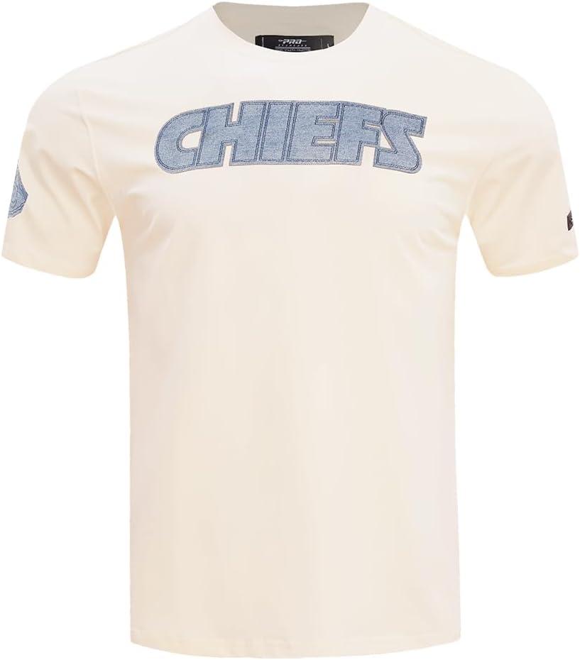 imagePro Standard Mens NFL Varsity Blues Short Sleeve Tee LinenLinen