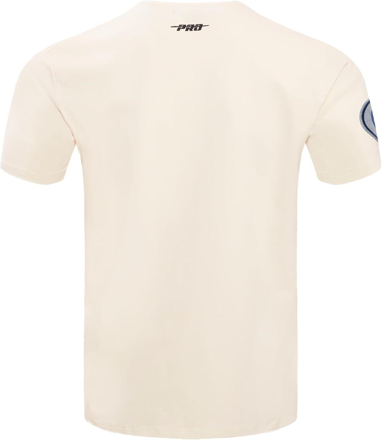 imagePro Standard Mens NFL Varsity Blues Short Sleeve Tee LinenLinen