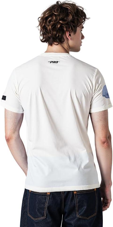 imagePro Standard Mens NFL Varsity Blues Short Sleeve Tee LinenLinen