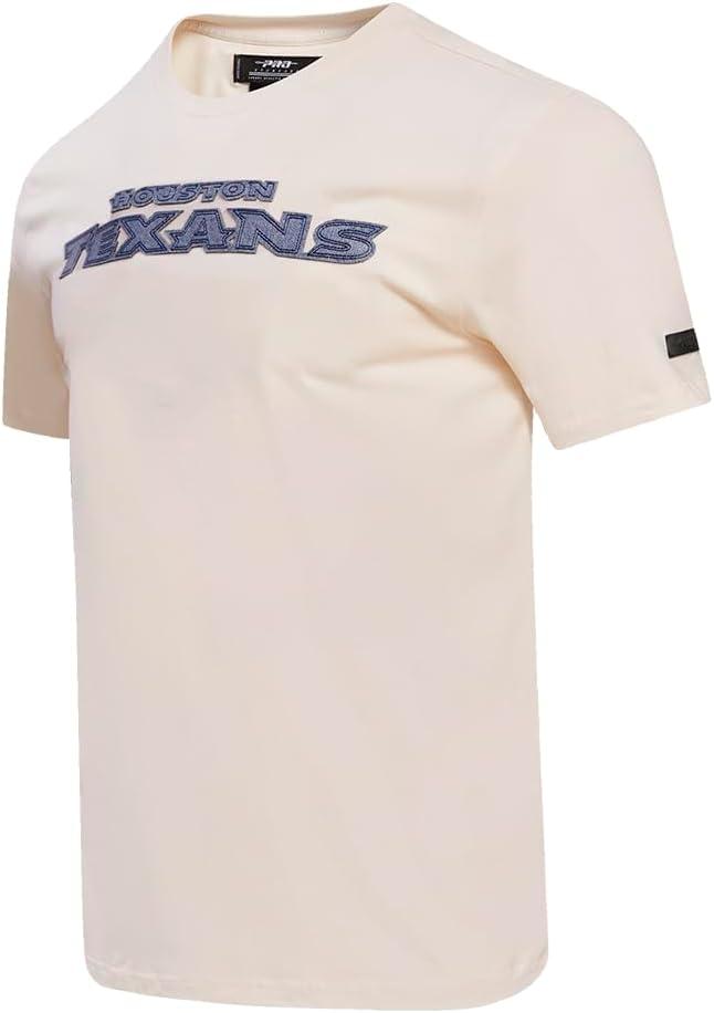 imagePro Standard Mens NFL Varsity Blues Short Sleeve Tee LinenLinen