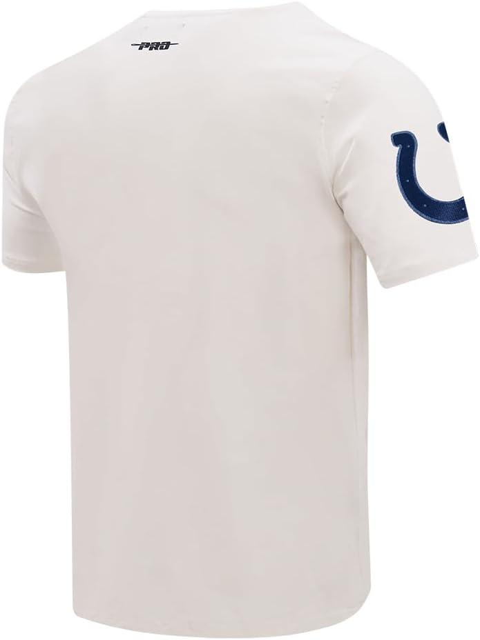 imagePro Standard Mens NFL Varsity Blues Short Sleeve Tee LinenLinen