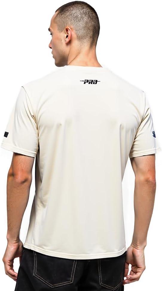 imagePro Standard Mens NFL Varsity Blues Short Sleeve Tee LinenLinen