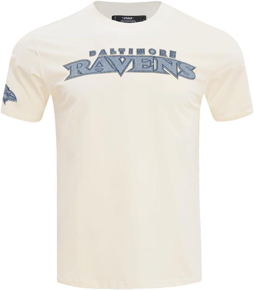 imagePro Standard Mens NFL Varsity Blues Short Sleeve Tee LinenLinen