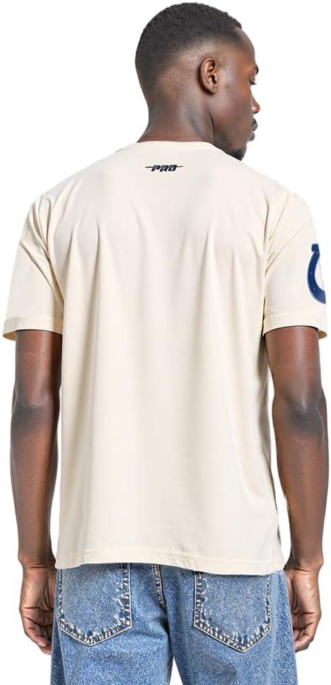 imagePro Standard Mens NFL Varsity Blues Short Sleeve Tee LinenLinen