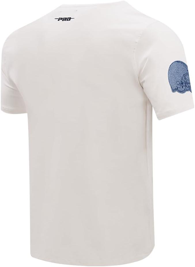 imagePro Standard Mens NFL Varsity Blues Short Sleeve Tee LinenLinen