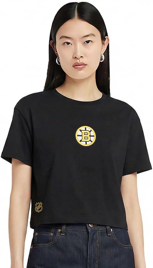 imagePro Standard Womens Womens NHL Wingspan Short Sleeve Boxy TeeBlack