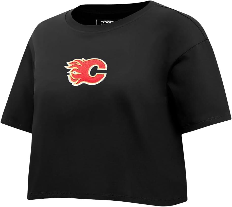 imagePro Standard Womens Womens NHL Wingspan Short Sleeve Boxy TeeBlack