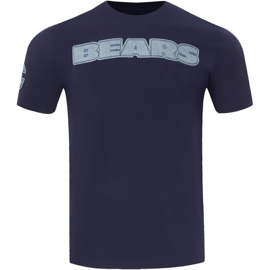 imagePro Standard Mens NFL Varsity Blues Short Sleeve Tee LinenMidnight Navy