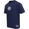 Pro Standard Mens Mens NHL Wingspan Cotton Short Sleeve Tee(Midnight Navy)