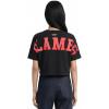 Pro Standard Womens Womens NHL Wingspan Cotton Single Short Sleeve Boxy Tee(Eggshell/ Red)