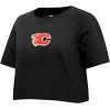 Pro Standard Womens Womens NHL Wingspan Cotton Single Short Sleeve Boxy Tee(Eggshell/ Red)