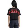 Pro Standard Womens Womens NHL Wingspan Short Sleeve Boxy Tee(Black)