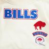 Retro Buffalo Bills Toddler Girls Fleece Crewneck by Pro Standard(Eggshell/Royal Blue)
