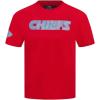 Pro Standard Mens NFL Varsity Blues Short Sleeve Tee Linen(Red)