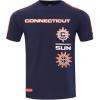 Pro Standard Mens WNBA Retro Classics Taping Tee(Midnight Navy/Orange)