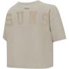 Pro Standard NBA Womens Womens NBA Phoenix Suns Wingspan S/S Boxy Tee(Taupe)