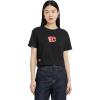 Pro Standard Womens Womens NHL Wingspan Cotton Single Short Sleeve Boxy Tee(Eggshell/ Red)