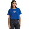 Pro Standard Womens Womens NHL Wingspan Cotton Single Short Sleeve Boxy Tee(Midnight Navy)