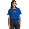 Pro Standard Womens Womens NHL Wingspan Short Sleeve Boxy Tee(Dodger Blue)