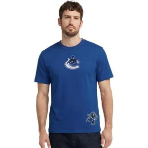 Pro Standard Mens Mens NHL Wingspan Cotton Short Sleeve Tee(Dodger Blue)