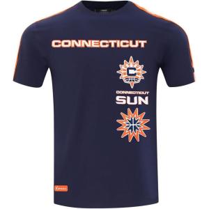 Pro Standard Mens WNBA Retro Classics Taping Tee(Midnight Navy/Orange)