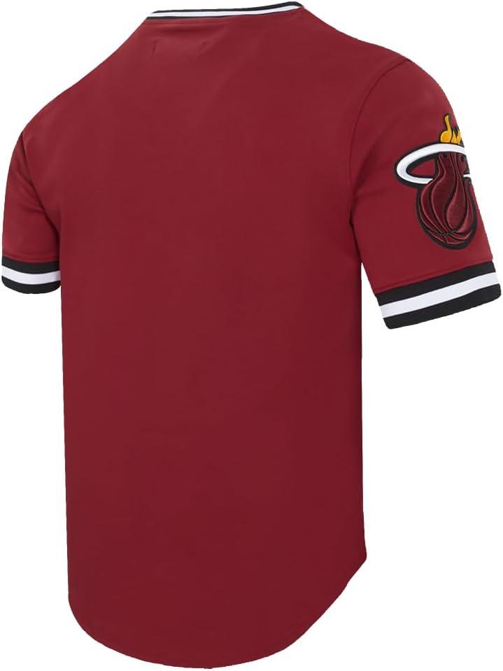 imagePro Standard NBA Mens Mens NBA Classic Chenille Cotton Double Knit Short Sleeve TeeBlack