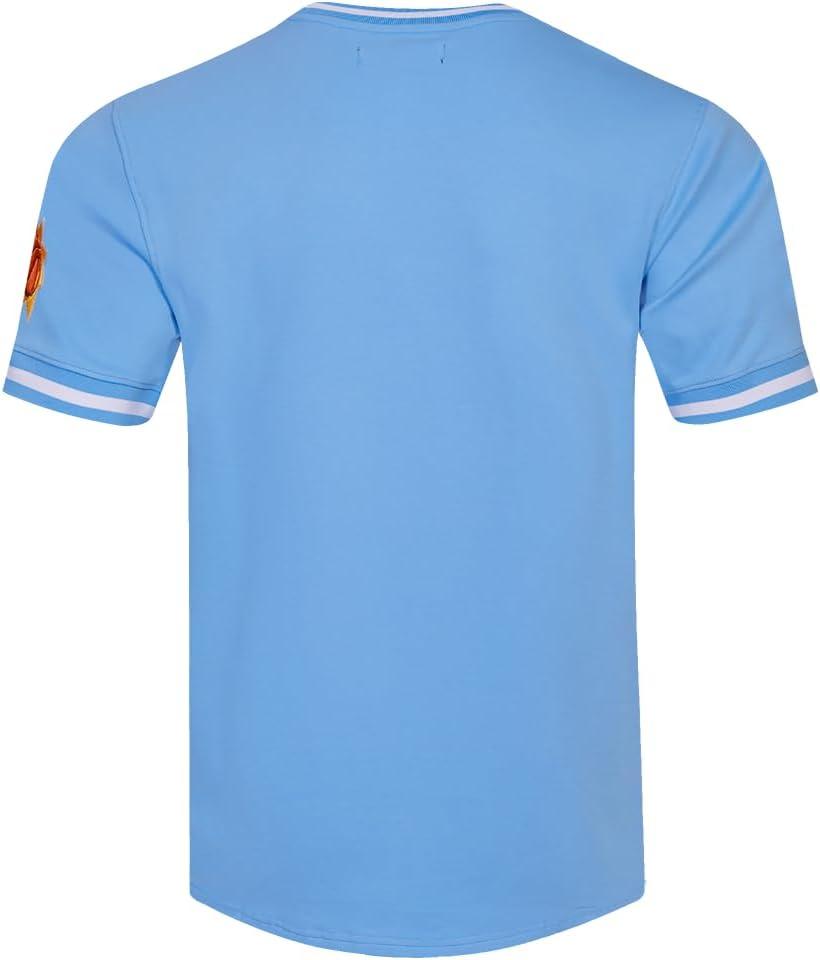 imagePro Standard NBA Mens Mens NBA Classic Chenille Cotton Double Knit Short Sleeve TeePrimary Team Color