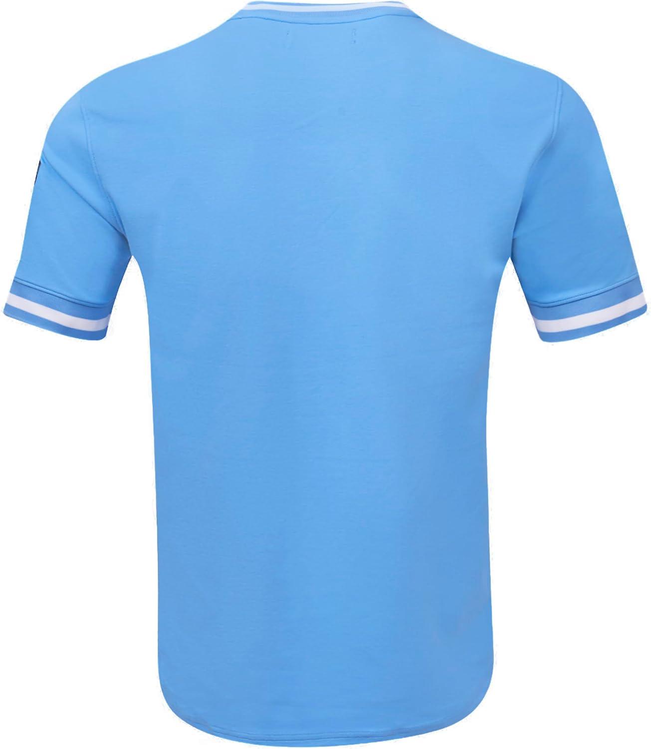 imagePro Standard NBA Mens Mens NBA Classic Chenille Cotton Double Knit Short Sleeve TeePrimary Team Color