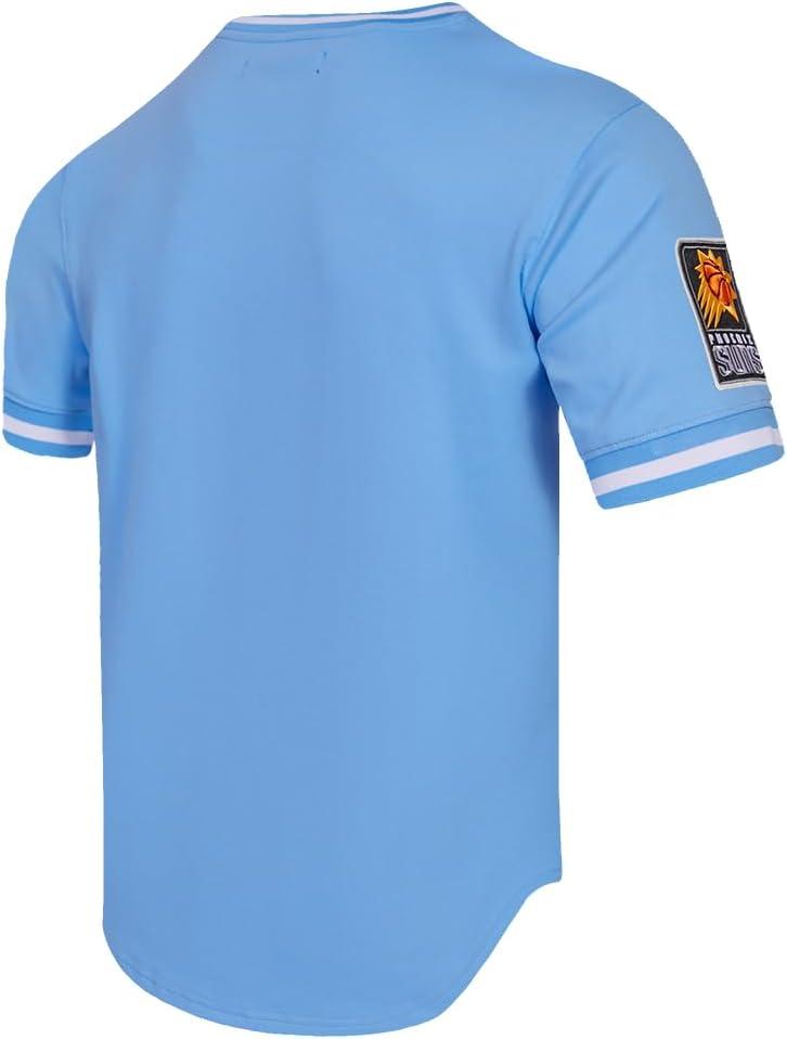 imagePro Standard NBA Mens Mens NBA Classic Chenille Cotton Double Knit Short Sleeve TeePrimary Team Color