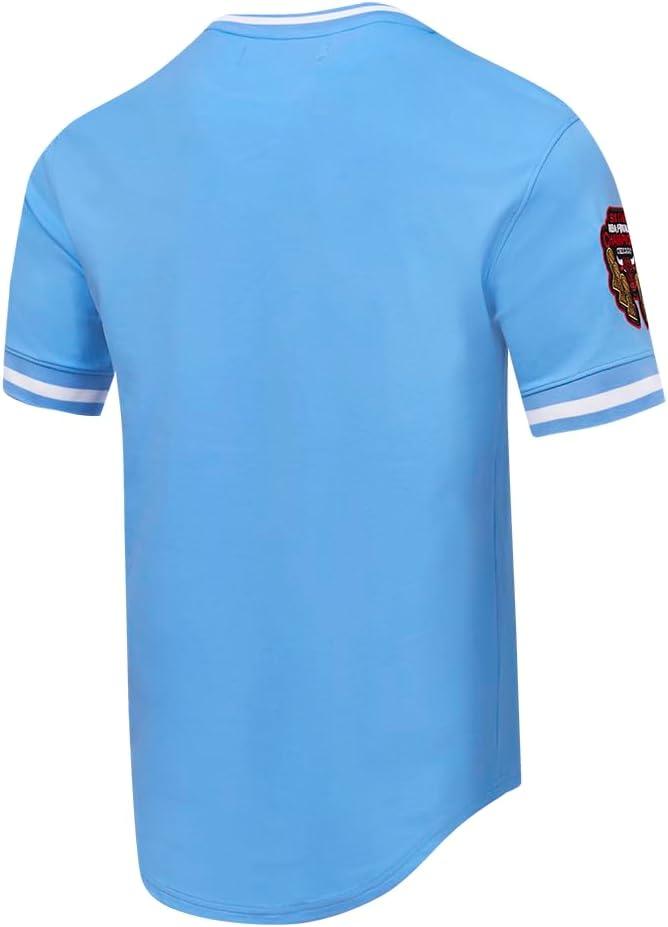 imagePro Standard NBA Mens Mens NBA Classic Chenille Cotton Double Knit Short Sleeve TeePrimary Team Color