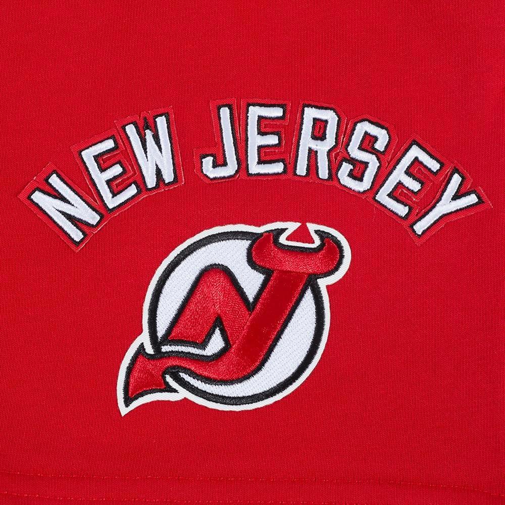 imagePro Standard Womens NHL Classic Chenille Brushed Back French Terry Fleece ShortRed