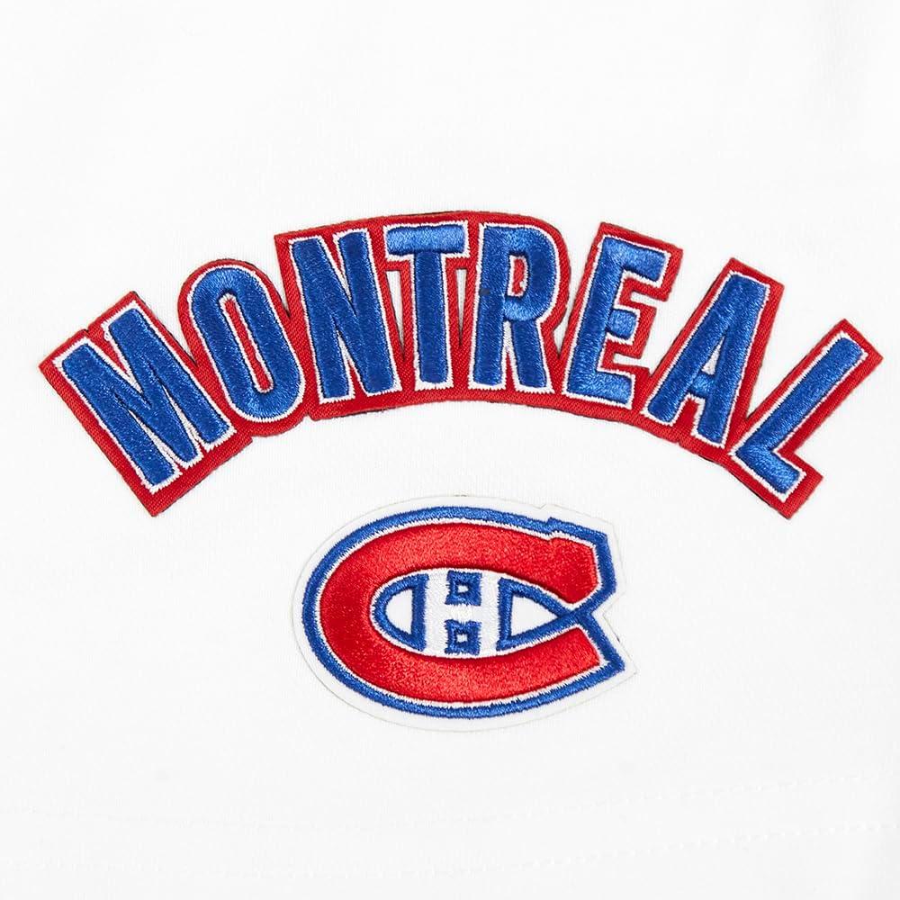 imagePro Standard Womens NHL Classic Chenille Brushed Back French Terry Fleece ShortWhite
